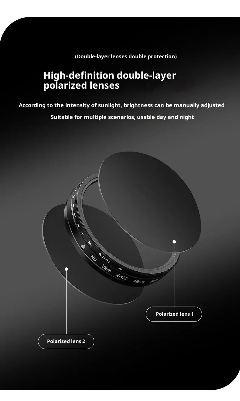 Rivaura™ Manual ND Adjustable Steampunk Sunglasses – 1–9 Gear Rotating Lens • UV Protection