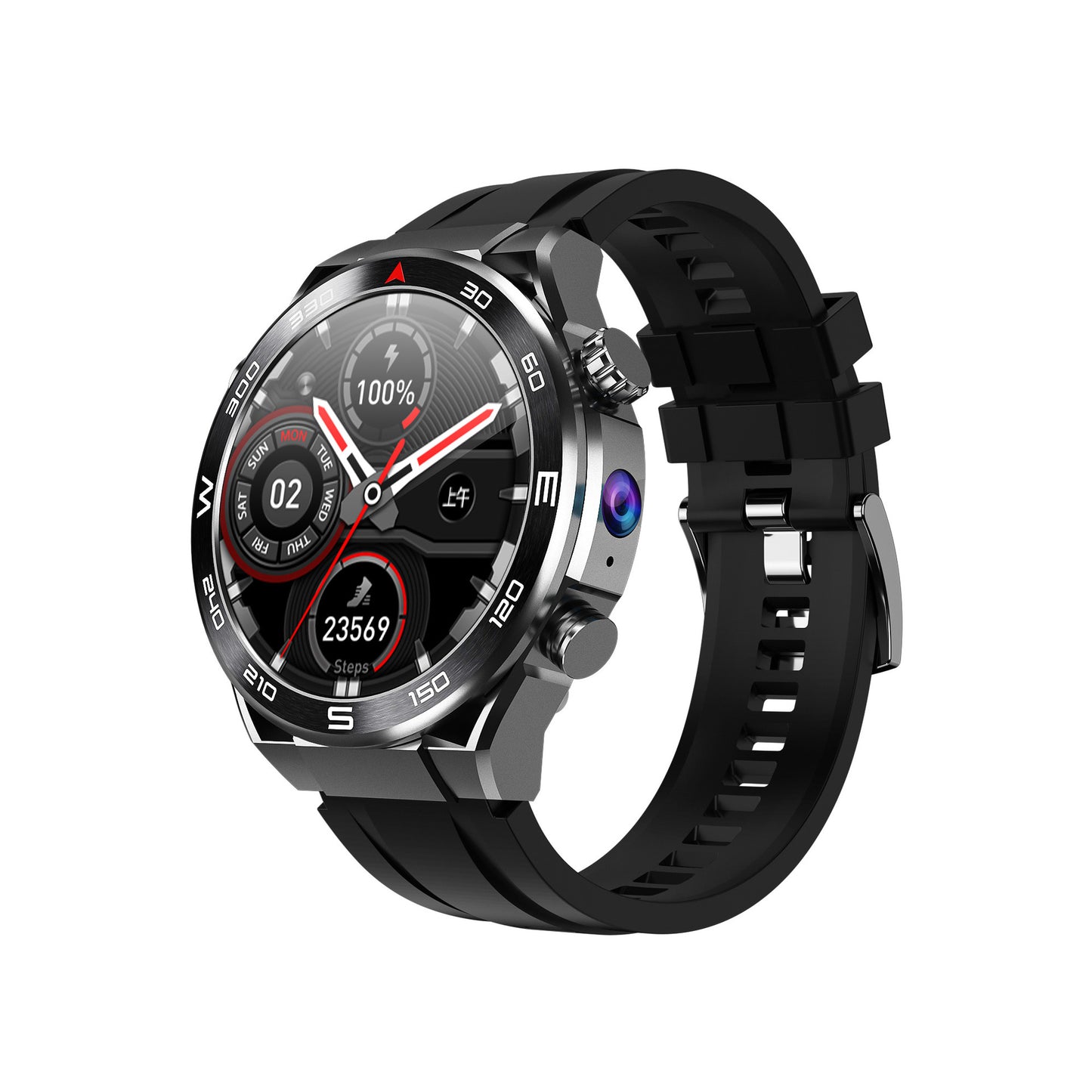 RIVAURA AstraX 4G Smartwatch-Full Android Calling + HD Display